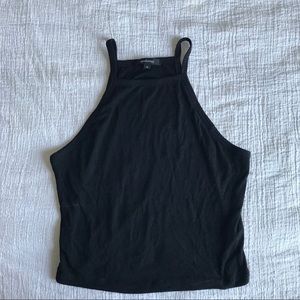 Charlotte Russe Black Crop Top